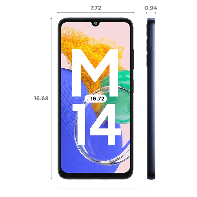 SAMSUNG Galaxy M14 (4GB RAM, 64GB, Sapphire Blue)